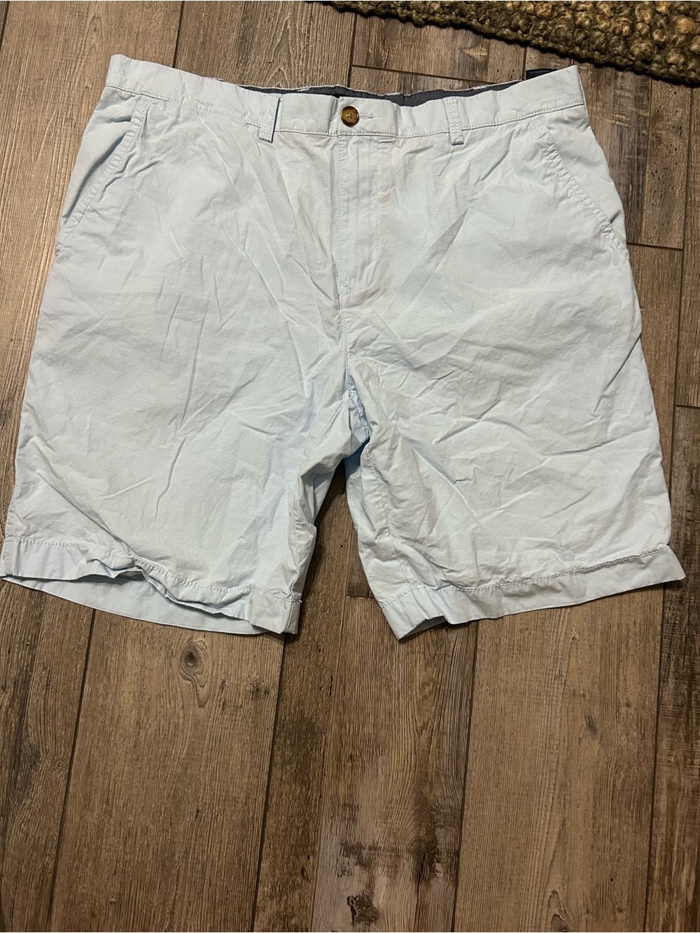Tommy Hilfiger Light Blue Cotton Chino Shorts